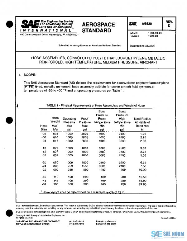 SAE AS620D PDF