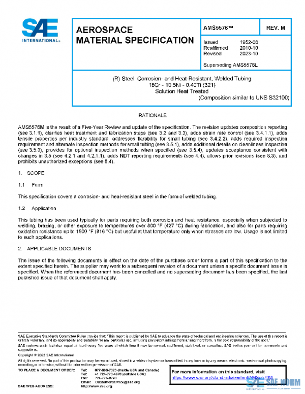 SAE AMS5576M PDF