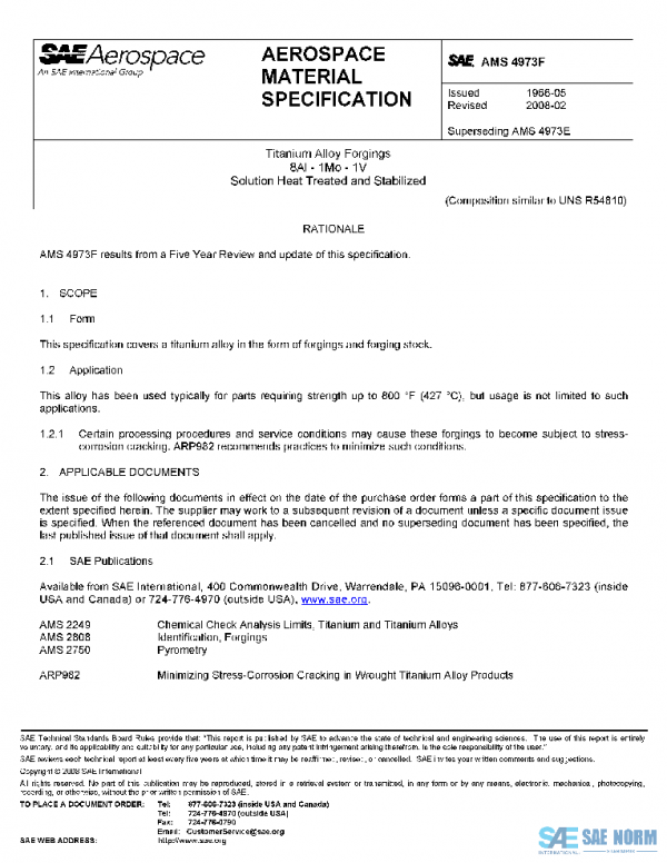 SAE AMS4973F PDF