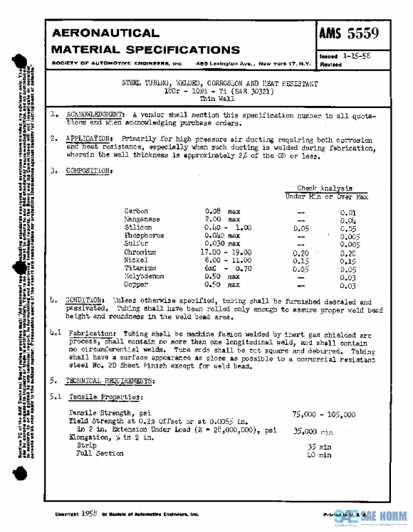 SAE AMS5559 PDF SAE AMS5559 PDF