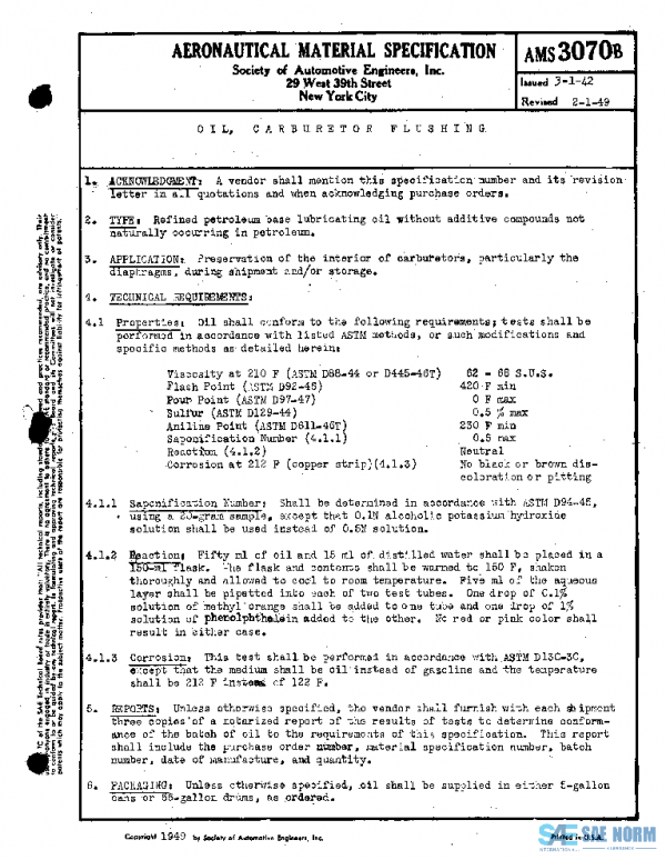 SAE AMS3070B PDF