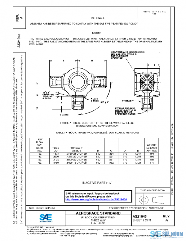 SAE AS21945A PDF
