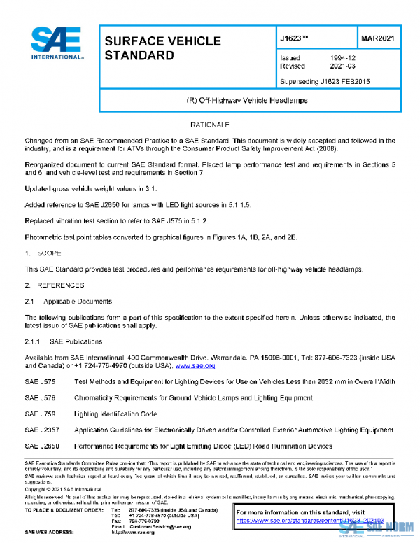 SAE J1623_202103 PDF