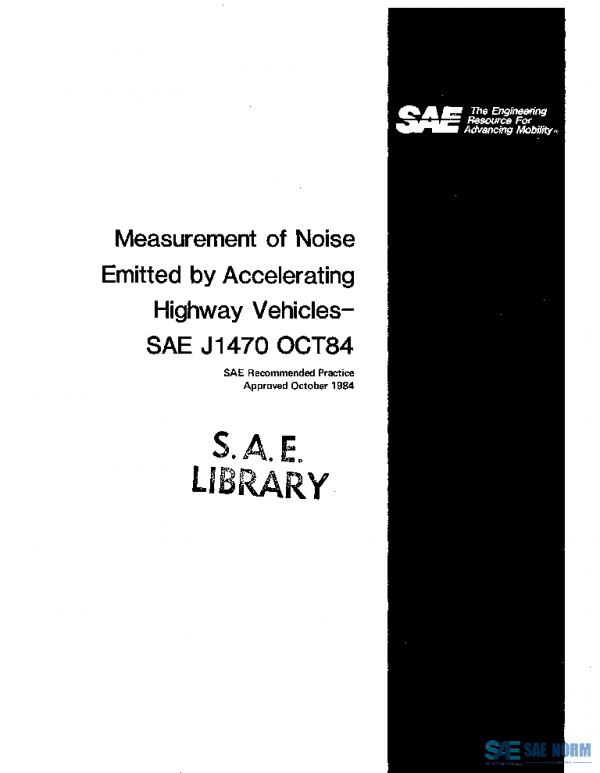 SAE J1470_198410 PDF