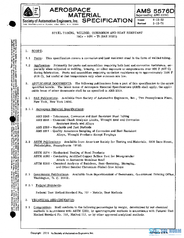 SAE AMS5576D PDF
