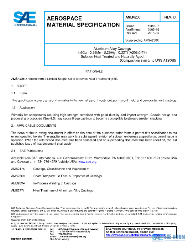 SAE AMS4236D PDF