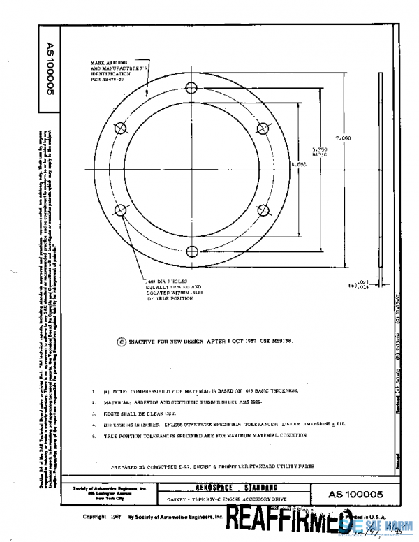 SAE AS100005 PDF SAE AS100005 PDF
