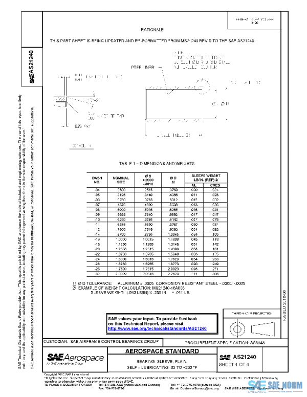 SAE AS21240 PDF