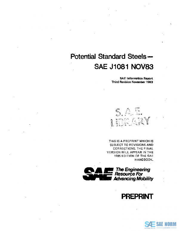 SAE J1081_198311 PDF