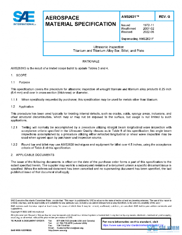 SAE AMS2631G PDF