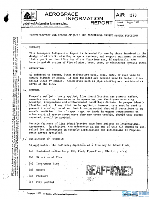 SAE AIR1273 PDF
