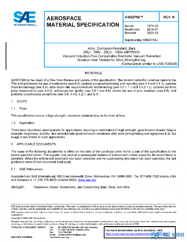 SAE AMS5758K PDF