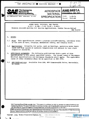 SAE AMS6491A PDF