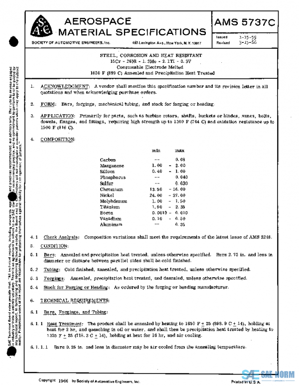 SAE AMS5737C PDF SAE AMS5737C PDF