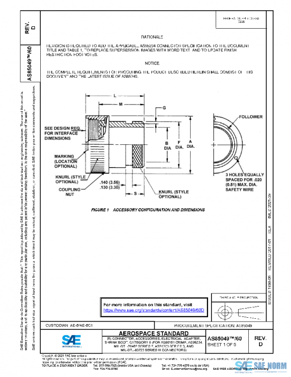 SAE AS85049/60D PDF SAE AS85049/60D PDF