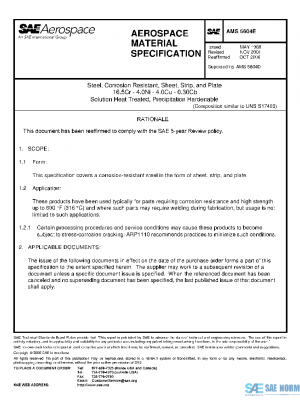 SAE AMS5604E PDF