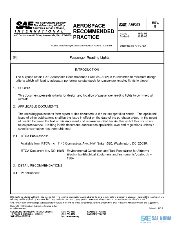 SAE ARP378B PDF