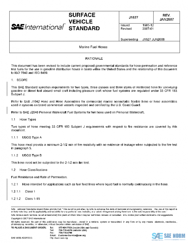 SAE J1527_200701 PDF