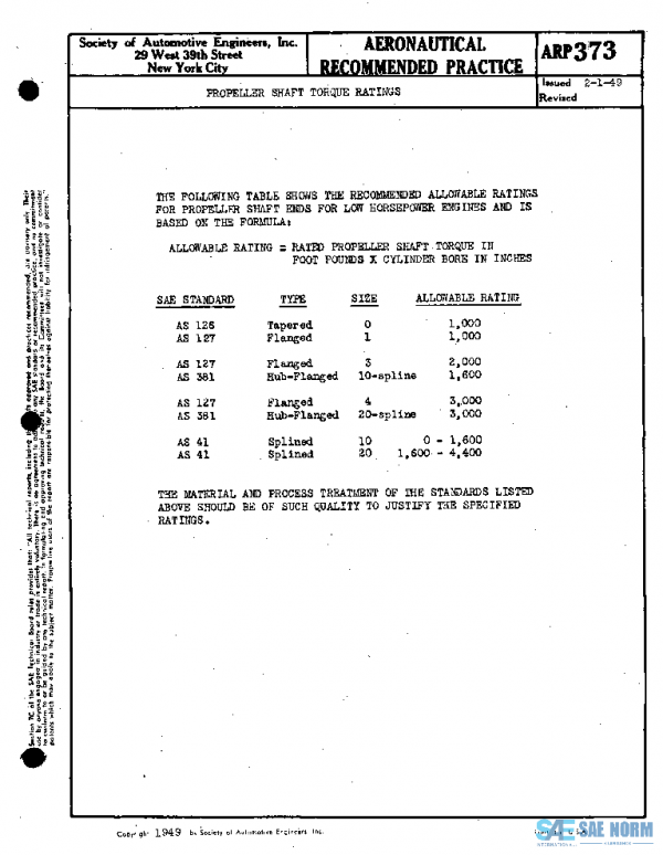 SAE ARP373 PDF