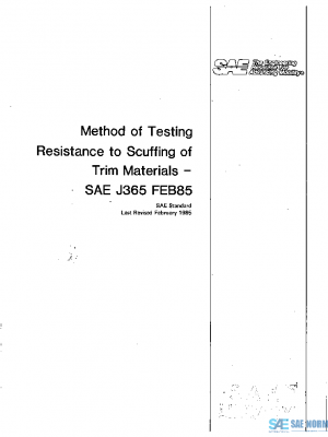 SAE J365_198502 PDF