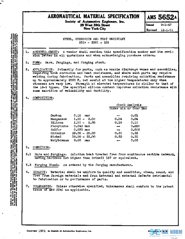 SAE AMS5652A PDF