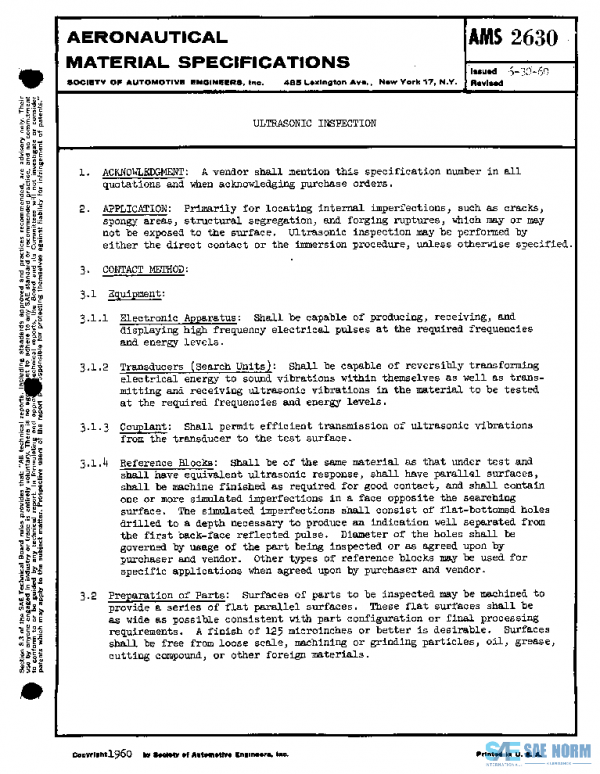 SAE AMS2630 PDF SAE AMS2630 PDF