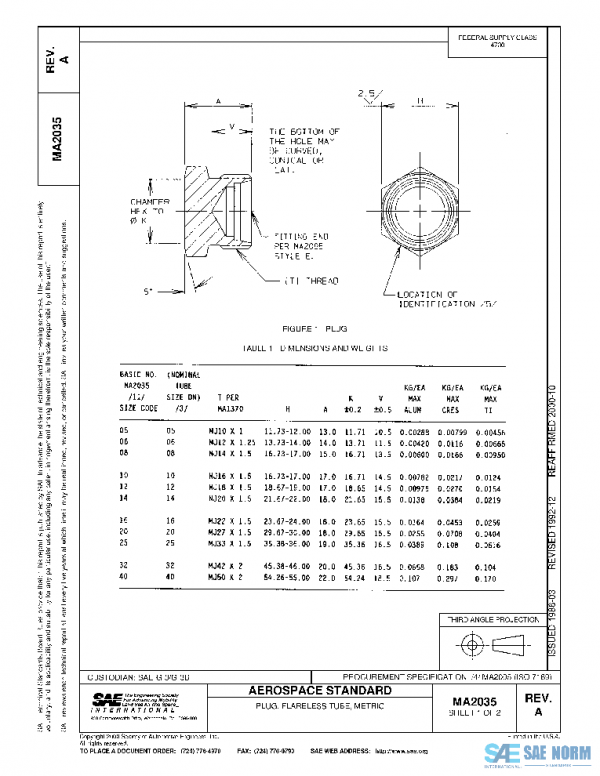 SAE MA2035A PDF SAE MA2035A PDF