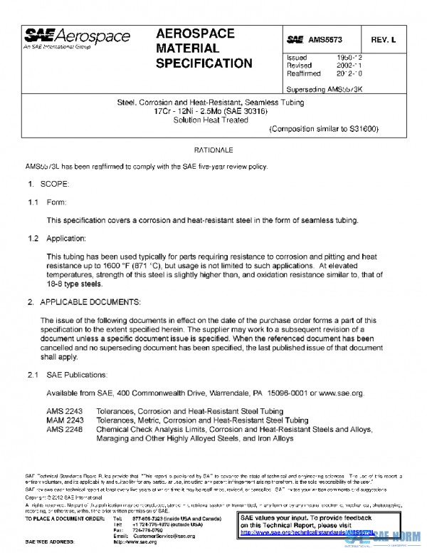 SAE AMS5573L PDF SAE AMS5573L PDF