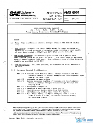 SAE AMS6501 PDF