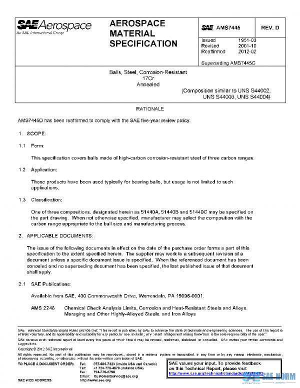 SAE AMS7445D PDF