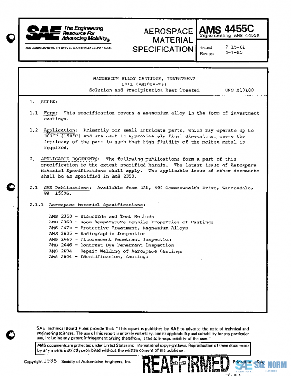 SAE AMS4455C PDF