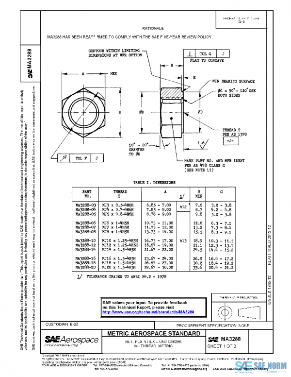 SAE MA3288 PDF