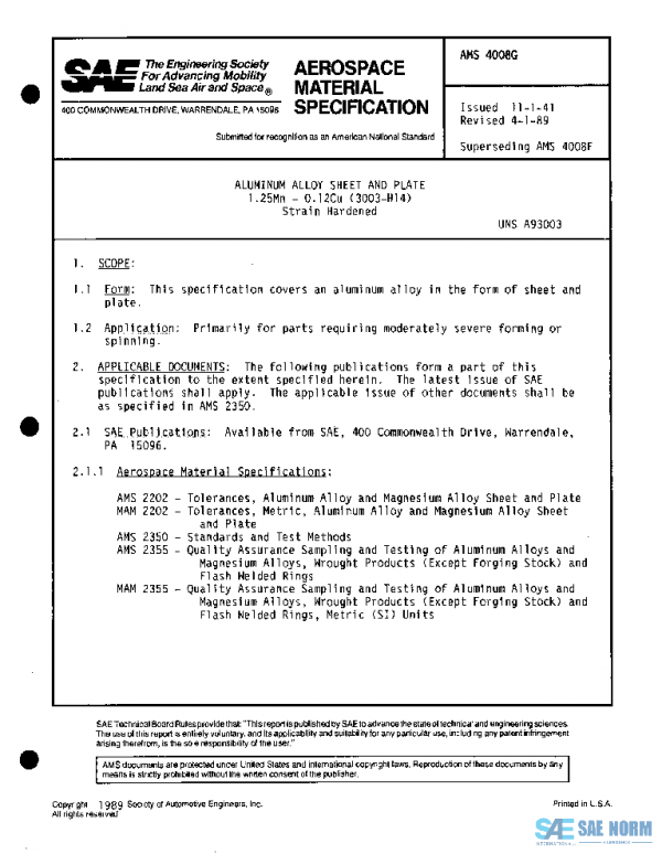SAE AMS4008G PDF