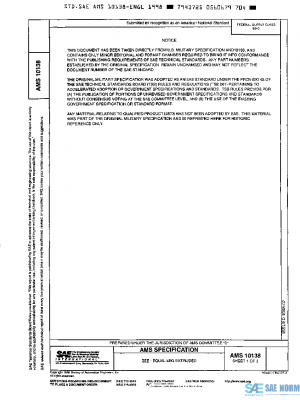 SAE AMS10138 PDF