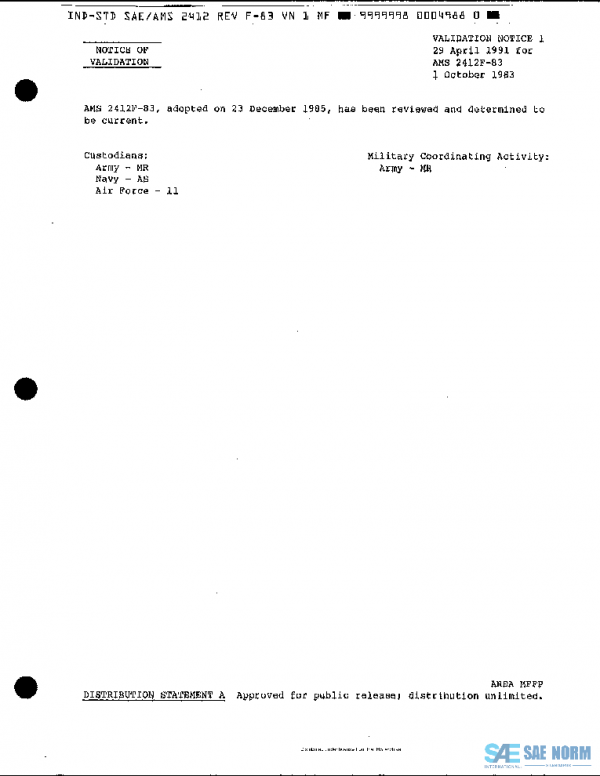 SAE AMS2412F PDF SAE AMS2412F PDF