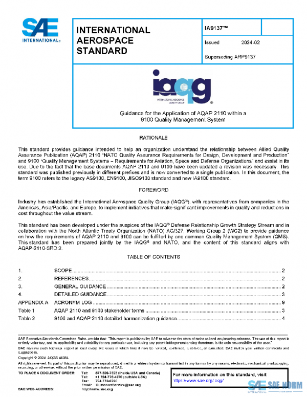 SAE IA9137 PDF