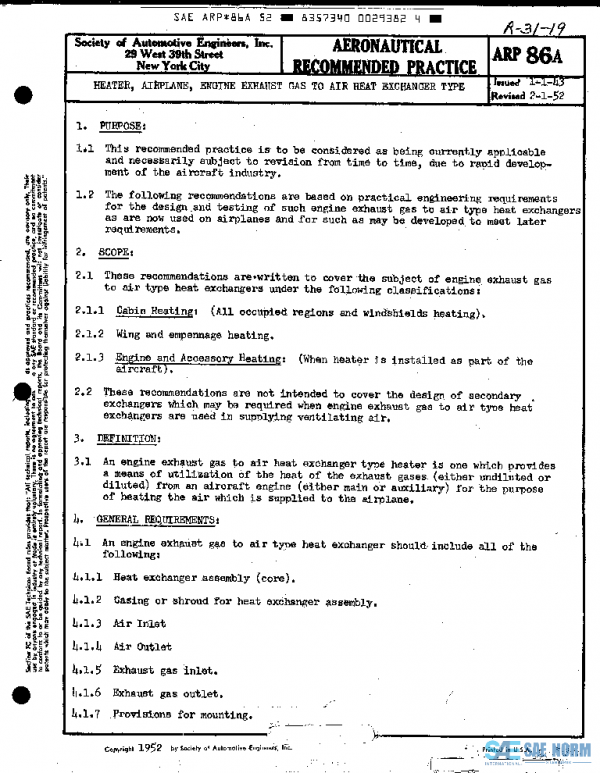 SAE ARP86A PDF