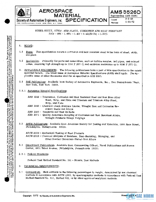 SAE AMS5526D PDF