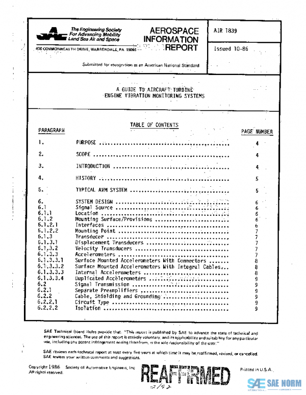 SAE AIR1839 PDF SAE AIR1839 PDF