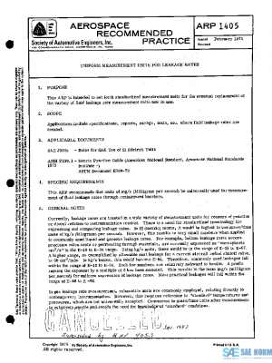 SAE ARP1405 PDF