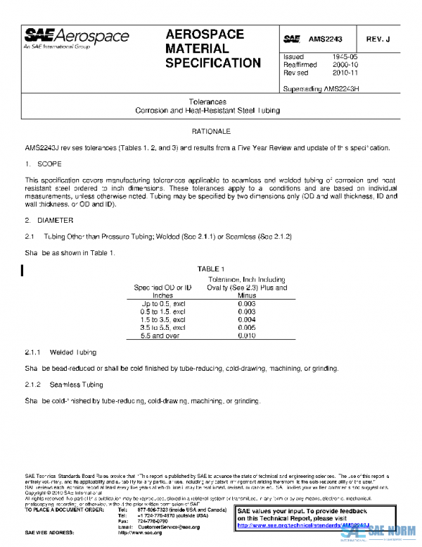 SAE AMS2243J PDF SAE AMS2243J PDF