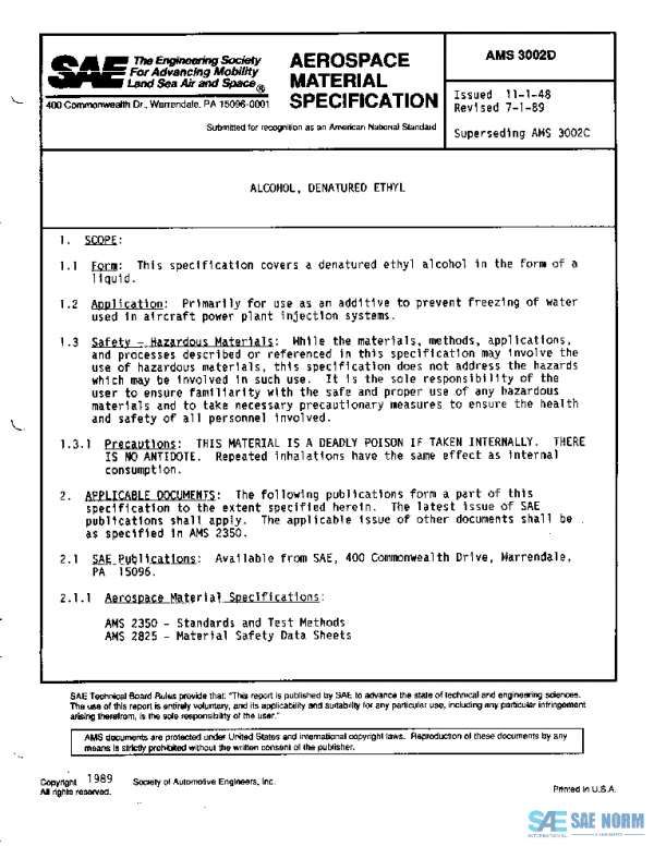 SAE AMS3002D PDF