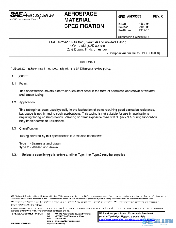 SAE AMS5563C PDF