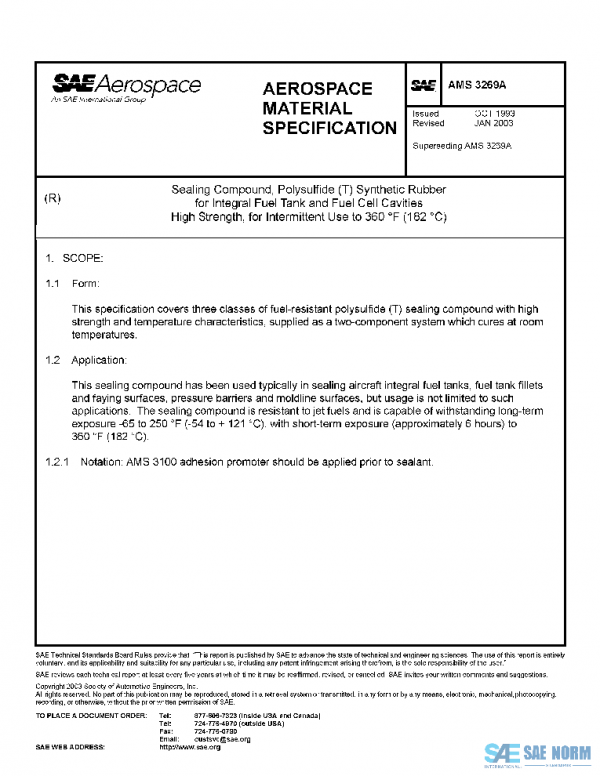 SAE AMS3269A PDF