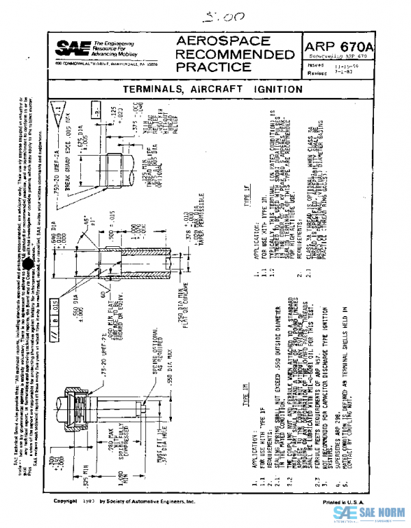 SAE ARP670A PDF SAE ARP670A PDF