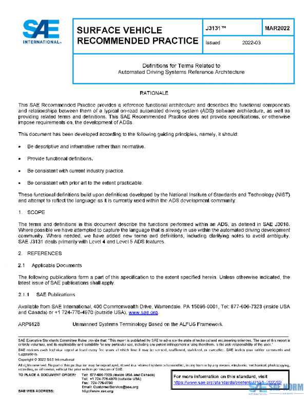 SAE J3131_202203 PDF