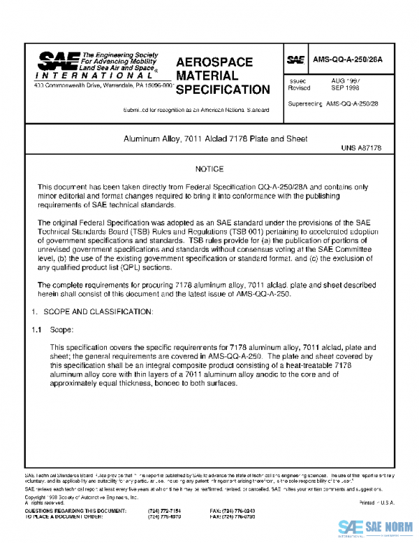 SAE AMSQQA250/28A PDF