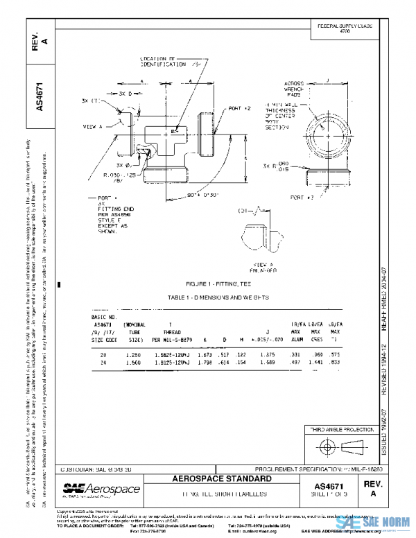 SAE AS4671A PDF SAE AS4671A PDF