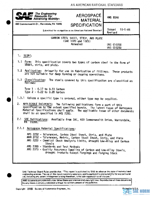 SAE AMS5046 PDF SAE AMS5046 PDF
