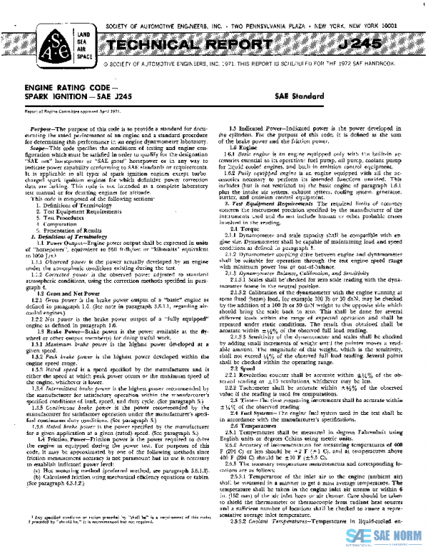 SAE J245_197104 PDF SAE J245_197104 PDF